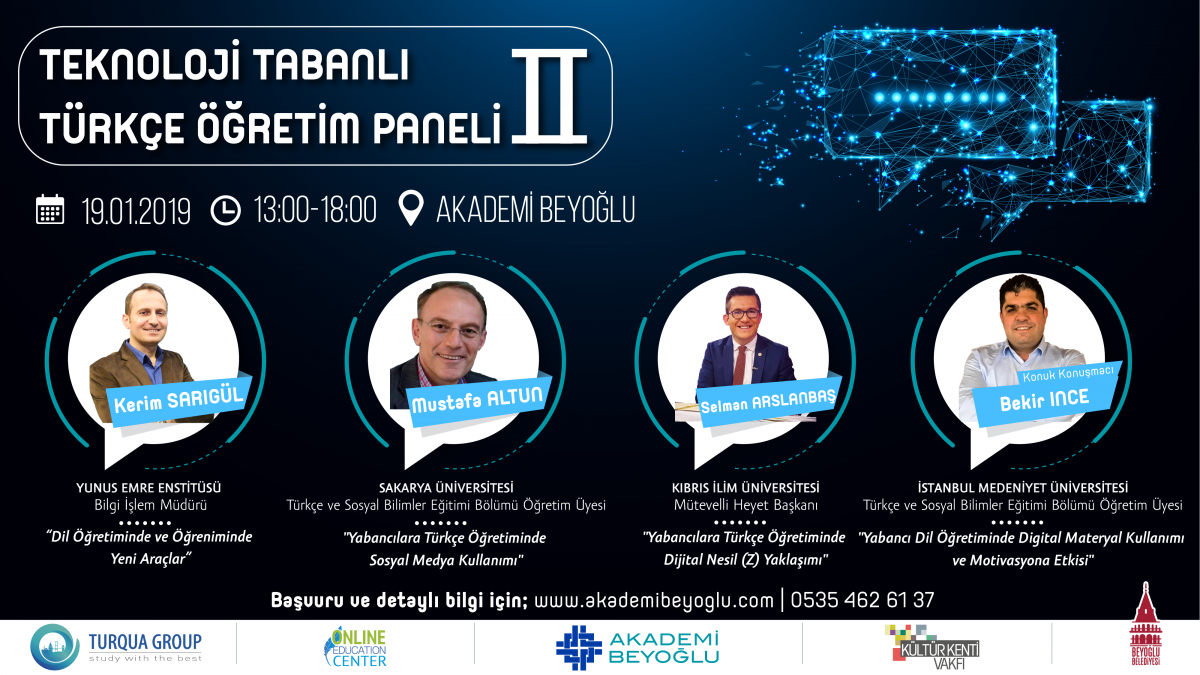 TEKNOLOJİ TABANLI TÜRKÇE ÖĞRETİM PANELİ II