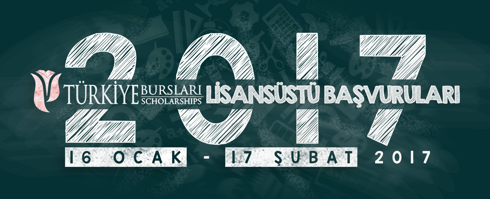 2017 Türkiye Bursları lisansüstü başvuruları