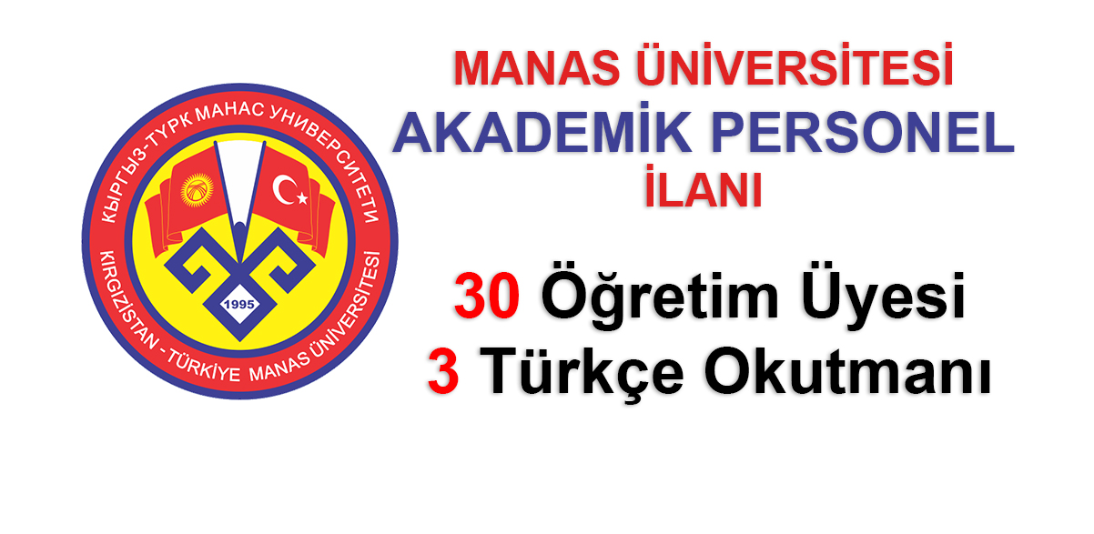 Manas Üniversitesi Okutman İlanı