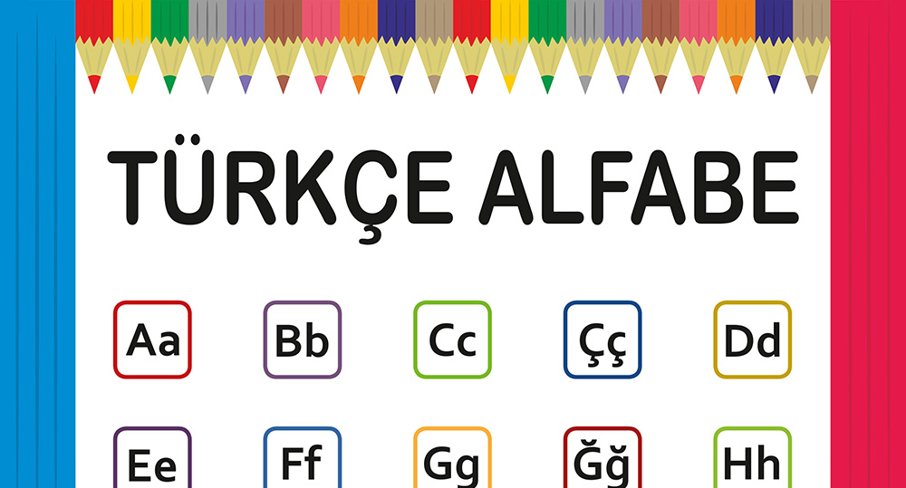 Türkçe Alfabe - Türkçe Sınıf/Duvar Afişi