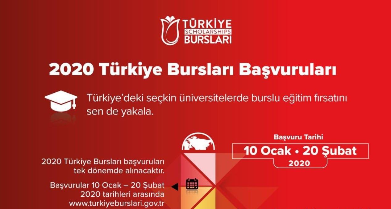 2020 TÜRKİYE BURSLARI BAŞVURULARI