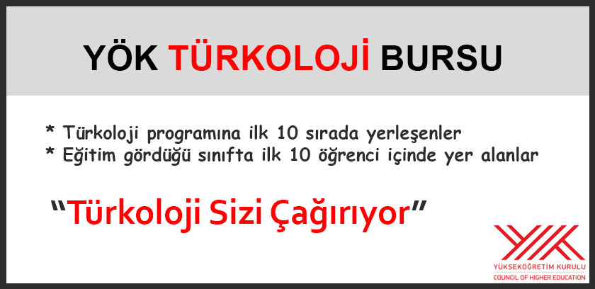 YÖK TÜRKOLOJİ BURSU