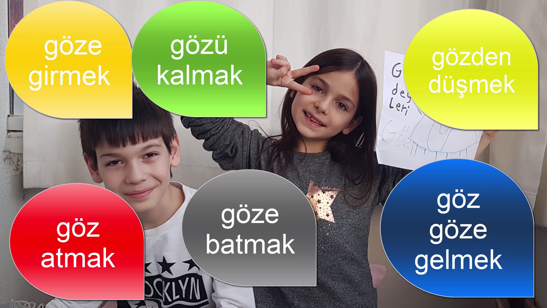 Goz Kelimesi Ile Olusturulan Deyimler Idioms Related To The Word Goz Turkce Ogretimi Yabancilara Turkce Ogretimi