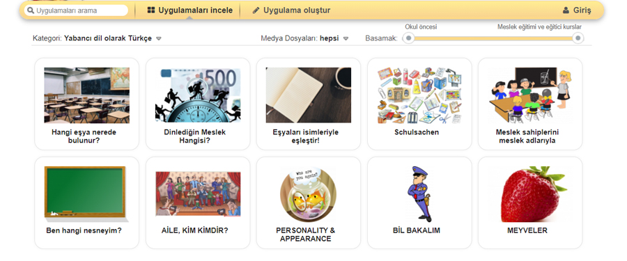 LearningApps ile Eğitsel Oyunlar ve Etkinlikler Tasarlayın