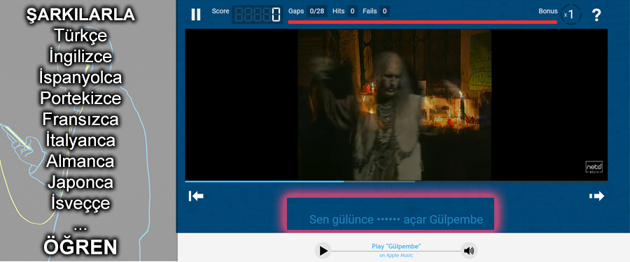 LyricsTraining – Şarkılarla Yabancı Dil Öğren