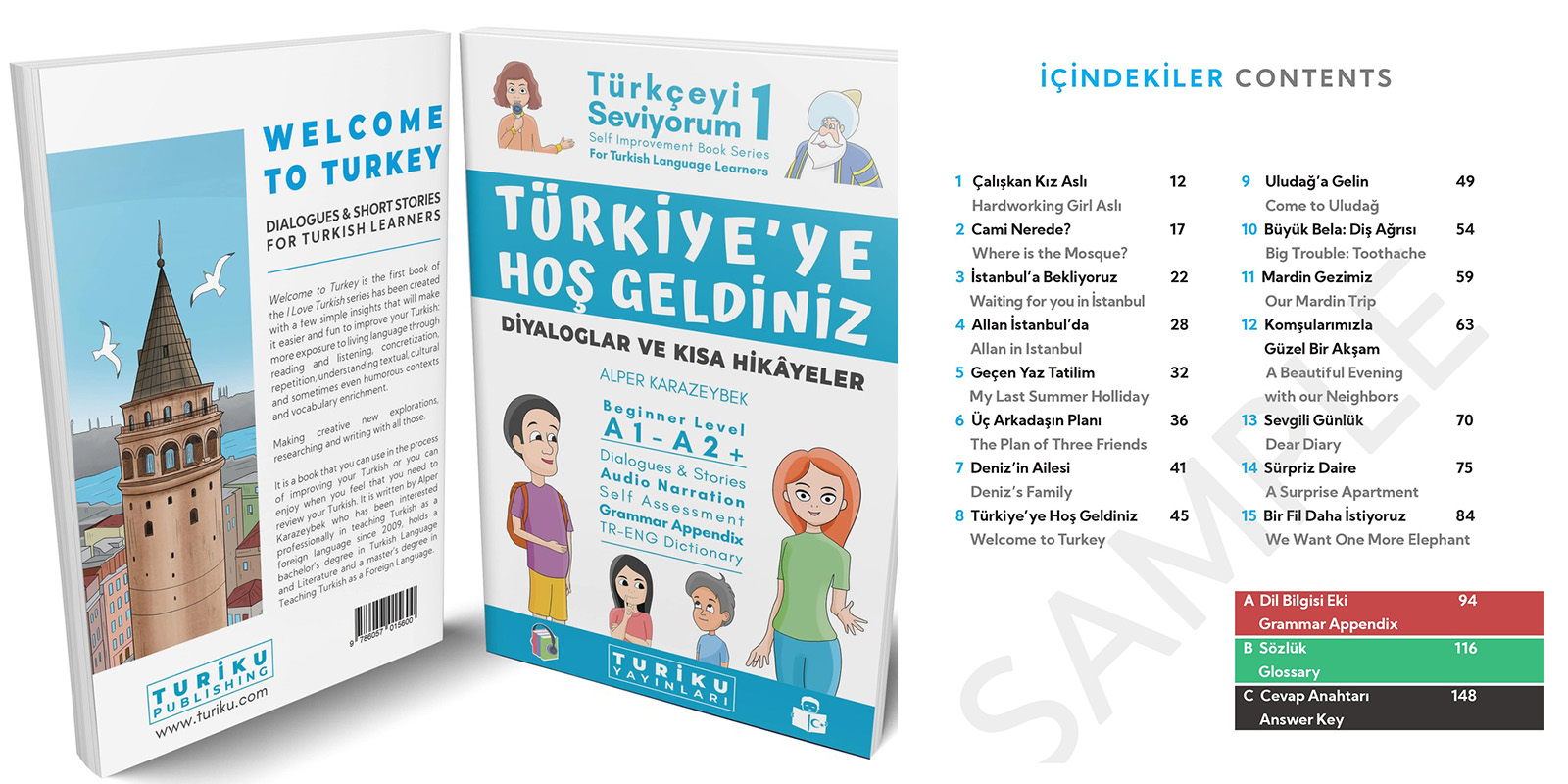 [Kitap] Türkiye'ye Hoş Geldiniz Diyaloglar ve Kısa Hikayeler