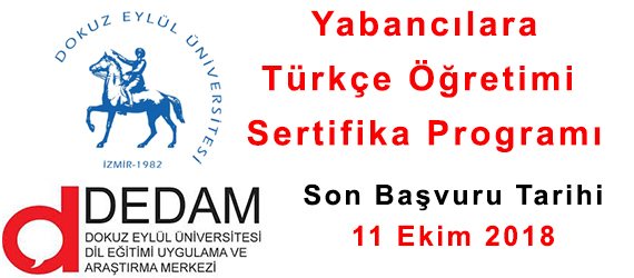 Yabancılara Türkçe Öğretimi Sertifika Programı - İzmir